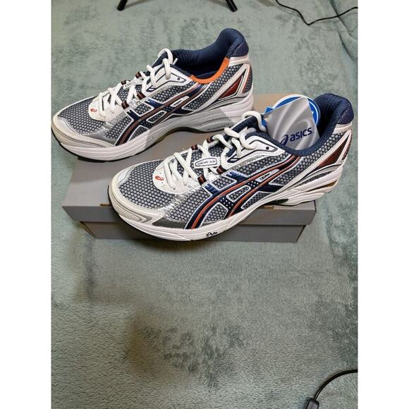 ASICS GT-2130 GEL Running Shoes New Navy Orange Mesh Low Top Athletic Sneaker main image 8